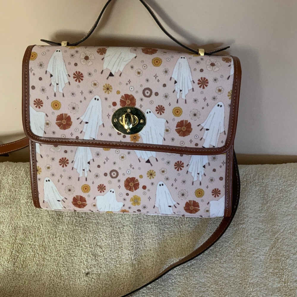 Pink ghost purse